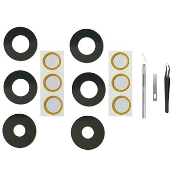 Imagem de 2 conjuntos de lentes de câmera traseira de vidro de substituição de vidro para Samsung Galaxy S24 FE, com kit de ferramentas de reparo
