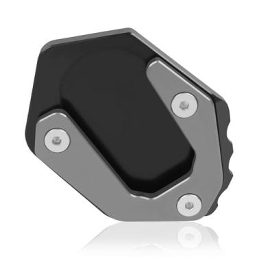 Imagem de Almofada de suporte de motocicleta ampliador de extensão lateral de substituição para BMW F750GS F850GS 2018-2025 F850GS Adventure 2019-2025 Extensor de pedal de placa de suporte de pé (titânio)