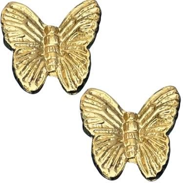 Imagem de collectiblesBuy Puxador de gaveta de borboleta de latão brilhante para armários, guarda-roupas, cômodas, alça decorativa estilo vintage para móveis de casa, cozinha, sala, projetos de restauração faça