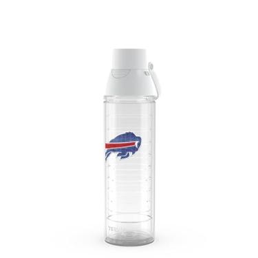 Imagem de Tervis Venture Lite NFL Buffalo Bills - Emblema bordado feito nos EUA, copo de viagem com isolamento de parede dupla, mantém as bebidas frias e quentes, garrafa de água de 680 g,