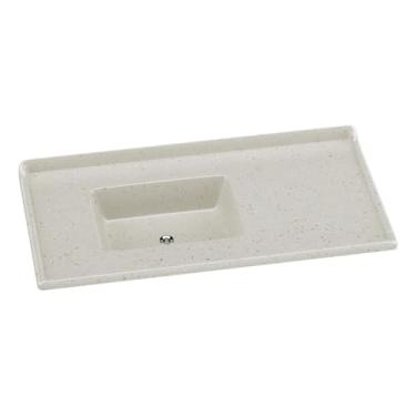 Imagem de Pia de Cozinha Mármore Sintético 100x53cm Multimóveis Cr20478 Travertino