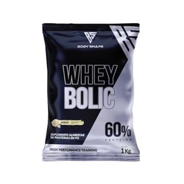 Imagem de Whey Bolic 60% Whey Protein 1kg - Body Shape (Baunilha)