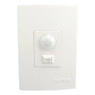Imagem de Sensor Presenca Qualitronix 180º Fotocelula Embutir QI6M