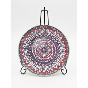 Imagem de Suporte de exibição de ferro de 25,4 cm, suporte de foto para exibição de placa de cavalete de ferro preto, 1 pacote