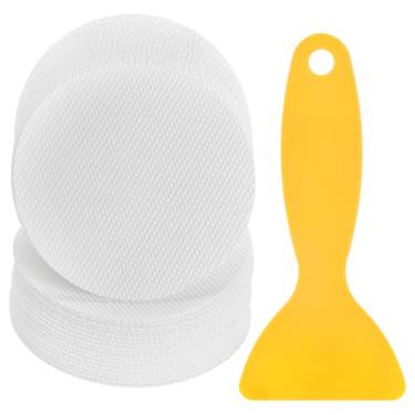Imagem de TINAREKA Adesivos antiderrapantes para chuveiro - 50 peças adesivos antiderrapantes de banheira com raspador premium para banheira, chuveiro, banheiro, borda da banheira, chuveiro, piso, piscina