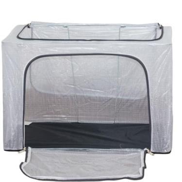 Imagem de Caixa Organizadora Multiuso, PVC e Poliéster, 49x39x32cm, 66L, Estrutura Resistente com MDF e Metal, para Roupas e Objetos