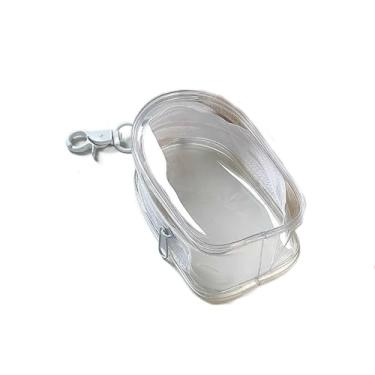 Imagem de 1 cabo de dados transparente durável para fone de ouvido de viagem ao ar livre, bolsa de armazenamento, caixa organizadora, capa protetora, cabo de dados, caixa de armazenamento (branco)