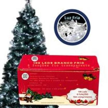 Imagem de Pisca natal led Rio de Ouro c/100l colorida 8f - 200v - 9 mts