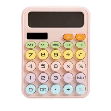 Imagem de Calculadora de Mesa 12 Dígitos Solar N248841-4 Rosa Quanhe