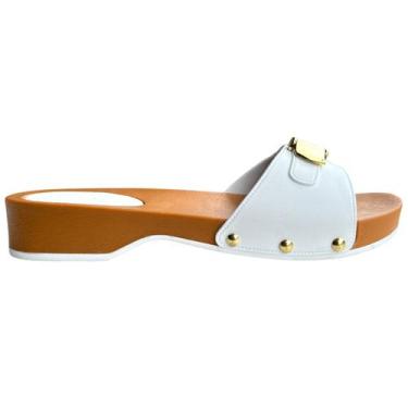 Imagem de Tamanco Feminino Miss Miss Retrô Edição Ilimitada, 35, Branco