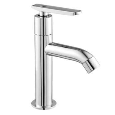 Imagem de Torneira De Banheiro Alta Moderna Cromado 1/4 De Volta Pia Mesa