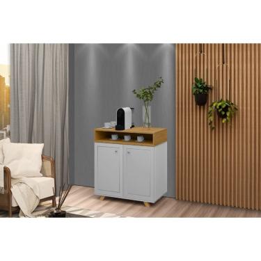 Imagem de Buffet 2 Portas Star Cinza/nature