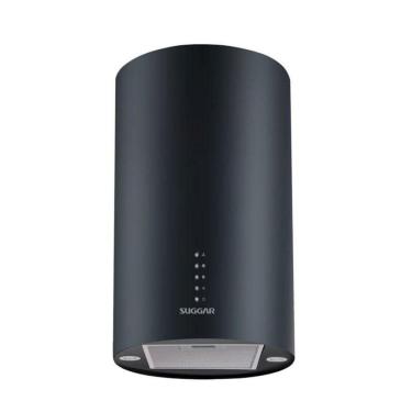 Imagem de Coifa Suggar De Ilha Redonda TP3522PT 35cm Quartzo Preta 220V