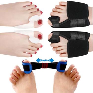 Imagem de Kit 5 pçs Protetor Corretor Joanete alivio da dor Cód-132 - SWG, PRETO