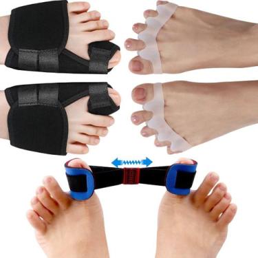 Imagem de Kit 5 pçs Protetor Corretor Joanete alivio da dor Cód-129 - SWG, PRETO