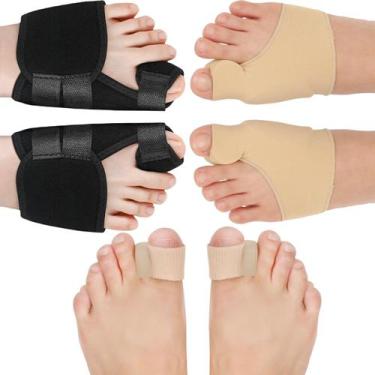 Imagem de Kit 3 Pares Protetor Corretor Joanete alivio da dor Cód-158 - SWG, BEG