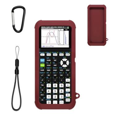 Imagem de Capa para calculadora Texas Instruments TI-84 Plus CE protetora de silicone – à prova de choque, resistente a quedas, manga de borracha macia, antiderrapante, capa de silicone durável para TI-84 Plus