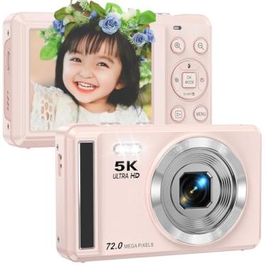 Imagem de Câmera digital 5K Autofocus 72MP Câmeras digitais de apontar e fotografar