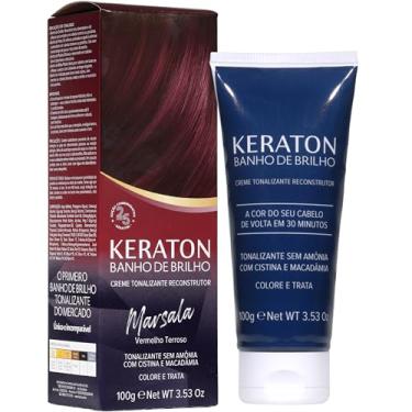 Imagem de Banho De Brilho Keraton 100G Marsala