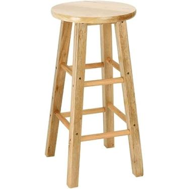 Imagem de Banqueta de escalada para uso interno, banco de madeira para uso doméstico, banco de escada para casa, banco de elevação, cadeira multifuncional para cozinha, banco alto (tamanho: 30 * 70 cm) (30 x 50