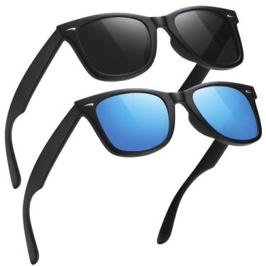 Imagem de Gafas de sol polarizadas MEETSUN clásicas retro para hombre, paquete d
