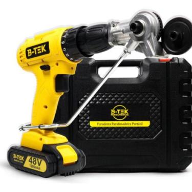 Imagem de Furadeira Parafusadeira Sem Fio 36V Portátil 2 Baterias Recarregáveis 