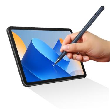 Imagem de Caneta Stylus e esferográfica 2 em 1 para iPad, iPhone, Android, tablet, smartphone, caneta capacitiva de tela sensível ao toque universal com tampa magnética e ponta de disco de precisão, caneta de