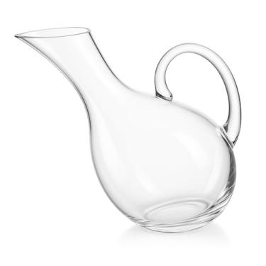 Imagem de Decanter de Vinho Inclinado 2000ml – Design Elegante, Aeração Rápida, Base Estável e Anti-Gotas – Ideal para Vinhos Tintos e Brancos