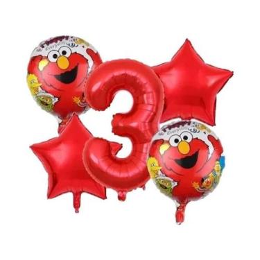 Imagem de Decorações De Festa De Aniversário Infantil Do Sesame Street, Utensíli