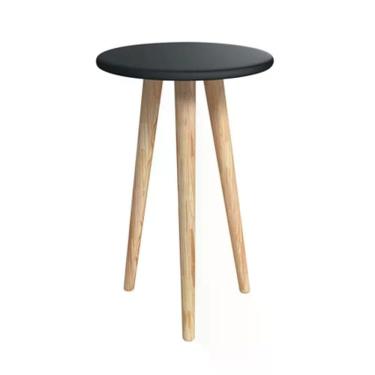 Imagem de Mesa de Canto Theo com Pés Madeira Natural - Reller Móveis