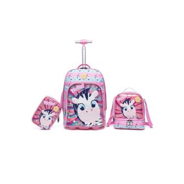 Imagem de Kit Mochila Infantil Yupe Reforçado-Feminino