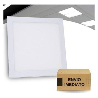 Imagem de Painel Plafon Quadrado Embutir/Slim Led 24W - Neutro
