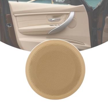 Imagem de Etersec 51417144563 7144563 Capa de acabamento da grade do alto-falante do painel da porta compatível com BMW Série 3 E90 E91 E92 E93 2006-2012 e X1 E84 2013-2015, bege