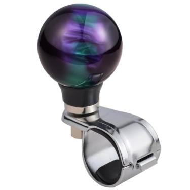 Imagem de Padaodao Botão de volante roxo-1, manípulo giratório esférico para carro apto para a maioria dos MT em caminhões de automóveis SUV