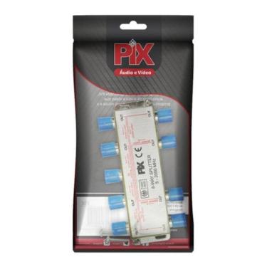 Imagem de Divisor De Sinal Alta 5-2050Mhz 1X8 Antenas Coletiva E Net