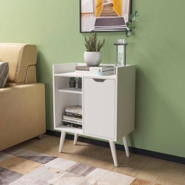 Imagem de Balcão Aparador Barzinho multifuncional 60cm AP2310 Tecnomóbili, Branc