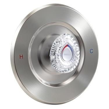 Imagem de Kit de acabamento de chuveiro T470, compatível com a série Moen Chateau, para kit de acabamento de chuveiro 1225, acabamento de válvula de banheira/chuveiro, inclui escudo, tubos, parafusos e alça de