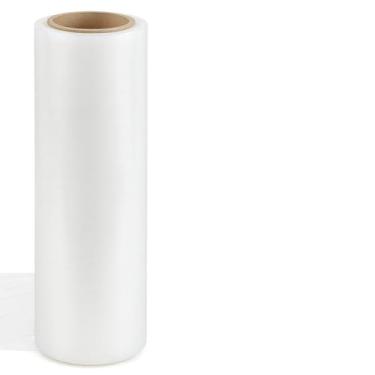 Imagem de Película elástica transparente de 40,6 cm x 457,2 m, 0,65 Mil – Embalagem de paletes industrial para envio e movimentação, filme elástico manual resistente