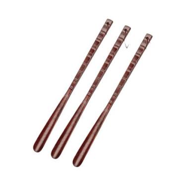 Imagem de Calçador De Sapatos De Madeira De 54CM, Antiderrapante, Cabo Longo, Du