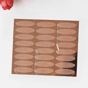 Imagem de Fita adesiva para pálpebras duplas invisíveis estilo renda respirável portátil tiras de elevação instantânea dos olhos