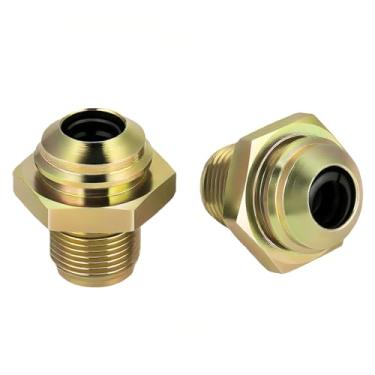 Imagem de Conexões de linha de resfriamento de transmissão automática, conectores de linha de refrigerador de óleo Trans compatíveis com Ford F-150 F250 F-350 Super Duty 4.2L 4.6L 5.4L, 2004 F150 Heritage