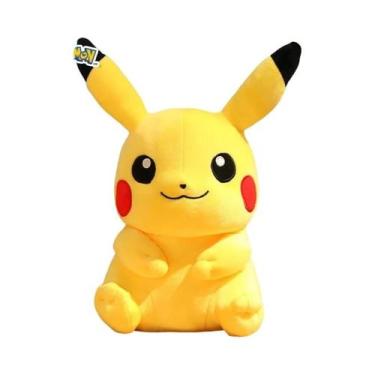 Imagem de Boneco De Pelúcia Kawaii Pikachu, Brinquedo De Cartoon Pokémon, Almofa