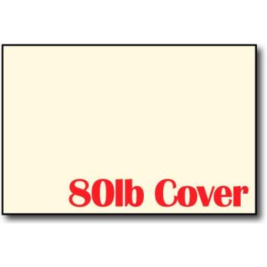 Imagem de Papel cartolina creme/marfim de 10 cm x 15 cm - Estoque colorido em branco para convites, índices ou cartões de notas - Capa grossa pesada de 36 kg compatível com impressora a jato de tinta/laser - 50