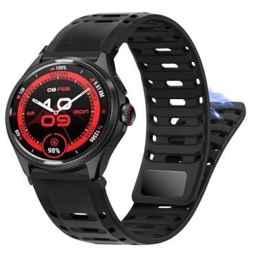 Imagem de Compatível com pulseiras TicWatch Atlas, Lamshaw nova pulseira esportiva à prova de suor, pulseira unissex respirável compatível com Ticwatch Atlas, Pro 5 Enduro, Pro 5, Pro 3 Ultra BT/LTE, Pro, Pro S