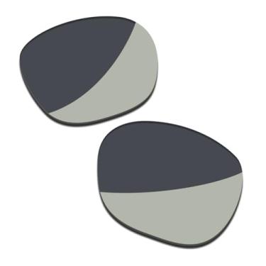 Imagem de LenzProse Lentes de reposição polarizadas de 1,5 mm para óculos de sol inteligentes Ray-Ban Meta Headliner RW4013 50 mm (Gen2), Cinza fotocromático a cinza escuro polarizado - 1,5 mm, 50mm