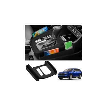 Imagem de Autorder Organizador de console central de silicone para Honda CRV CR-V 2023 2024 2025 Acessórios Caixa de armazenamento de lacuna de assento Capa de acabamento de painel de câmbio macia
