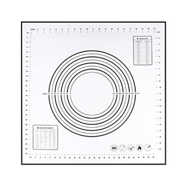 Imagem de Tapete de Silicone para Assar Churrasco com Design Escala Clara Lavável Rotativo Reutilizável Uso Diário em Assados e Churrascos na Cozinha Residencia