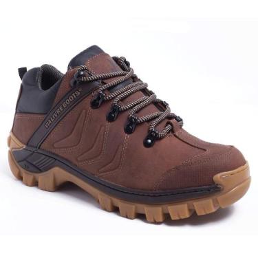 Imagem de Bota Coturno Adventure Cano Curto Bota De Trilha Masculina Confortável