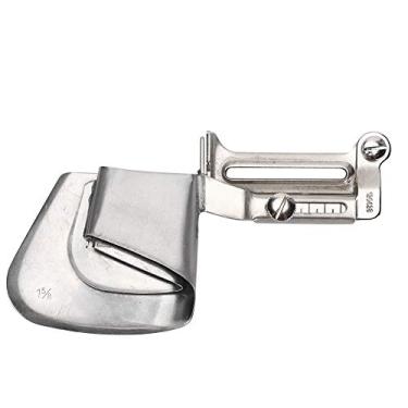 Imagem de Máquina de costura pasta lockstitch calcador pé hemmer rolou hem vinculativo acessório para cortina têxtil casa aço inoxidável 1.2in 1.6in 2in 1in (4CM)