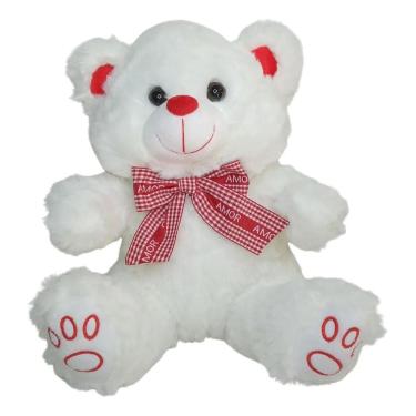 Imagem de Urso Lindo De Pelúcia Com Laço Amor Namorados